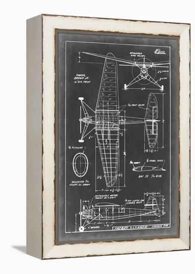 Aeronautic Blueprint IV-Vision Studio-Framed Stretched Canvas