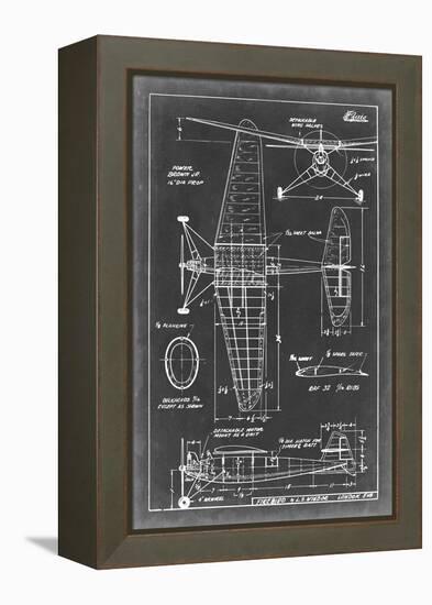 Aeronautic Blueprint IV-Vision Studio-Framed Stretched Canvas