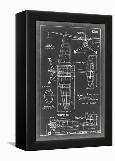 Aeronautic Blueprint IV-Vision Studio-Framed Stretched Canvas