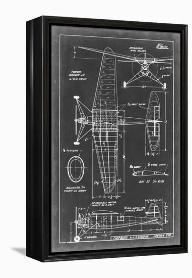 Aeronautic Blueprint IV-Vision Studio-Framed Stretched Canvas