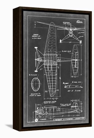 Aeronautic Blueprint IV-Vision Studio-Framed Stretched Canvas
