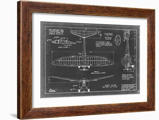 Aeronautic Blueprint VI-Vision Studio-Framed Art Print