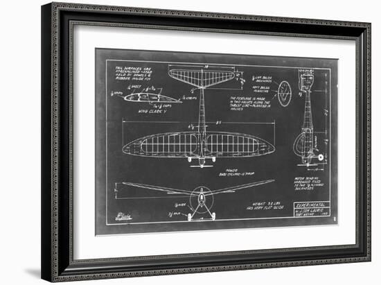 Aeronautic Blueprint VI-Vision Studio-Framed Art Print