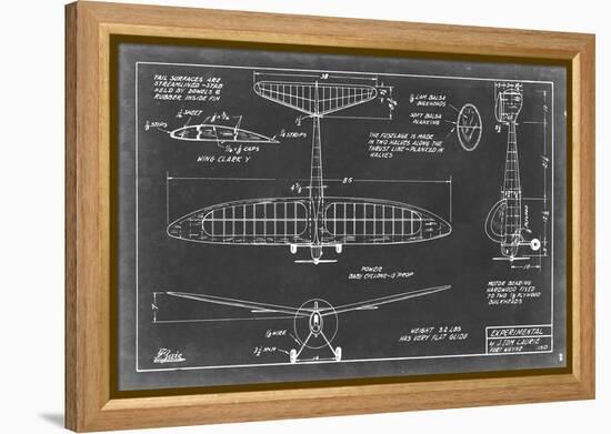 Aeronautic Blueprint VI-Vision Studio-Framed Stretched Canvas