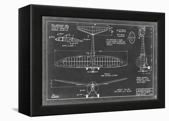 Aeronautic Blueprint VI-Vision Studio-Framed Stretched Canvas