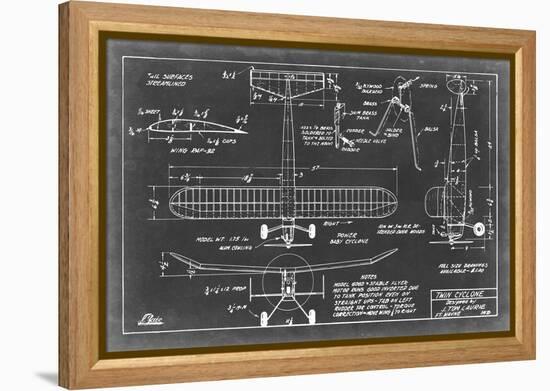 Aeronautic Blueprint VII-Vision Studio-Framed Stretched Canvas