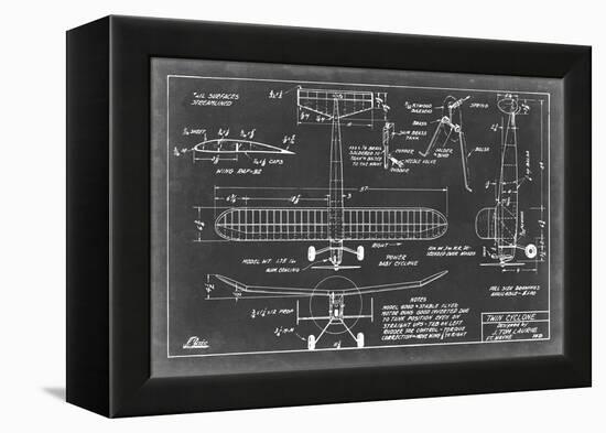 Aeronautic Blueprint VII-Vision Studio-Framed Stretched Canvas