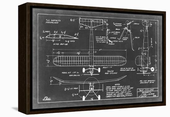 Aeronautic Blueprint VII-Vision Studio-Framed Stretched Canvas