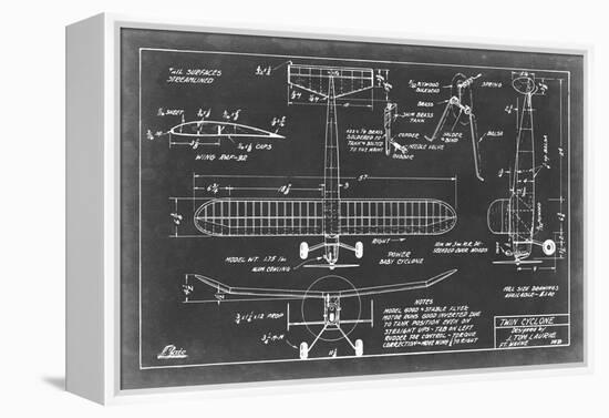 Aeronautic Blueprint VII-Vision Studio-Framed Stretched Canvas