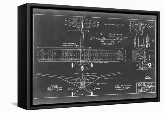 Aeronautic Blueprint VIII-Vision Studio-Framed Stretched Canvas