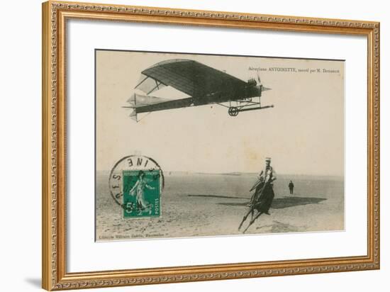 Aeroplane Antoinette Flown by M Demanest-null-Framed Photographic Print
