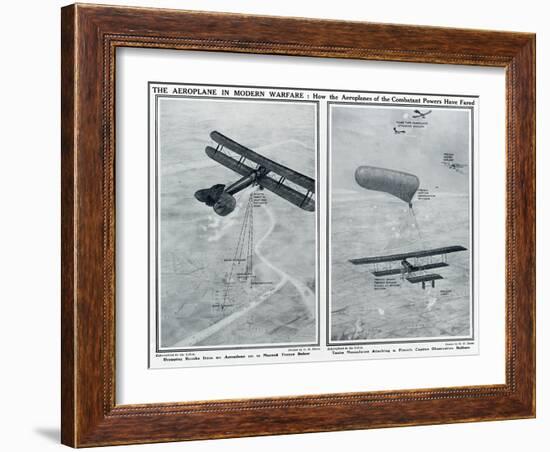 Aeroplane in Modern Warfare-G.h. Davis-Framed Art Print