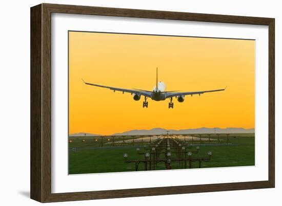 Aeroplane Landing, Canada-David Nunuk-Framed Photographic Print