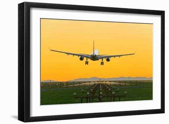 Aeroplane Landing, Canada-David Nunuk-Framed Photographic Print