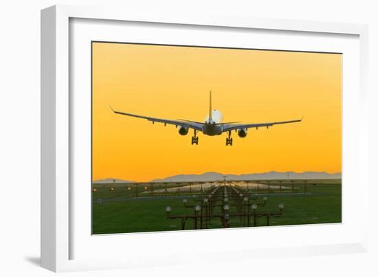 Aeroplane Landing, Canada-David Nunuk-Framed Photographic Print