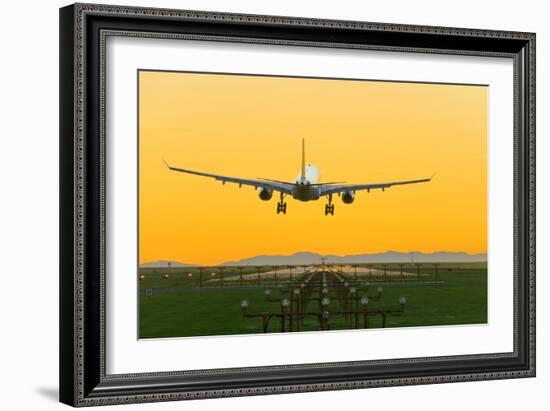 Aeroplane Landing, Canada-David Nunuk-Framed Photographic Print