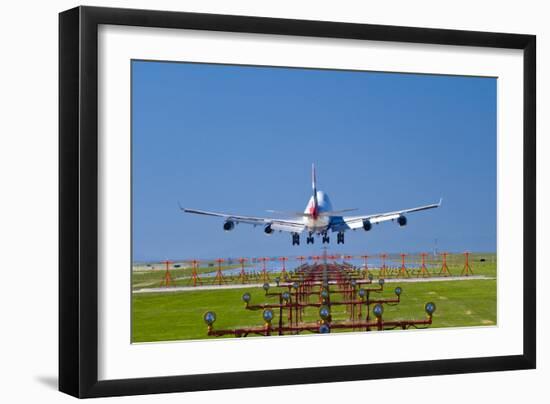 Aeroplane Landing, Canada-David Nunuk-Framed Photographic Print