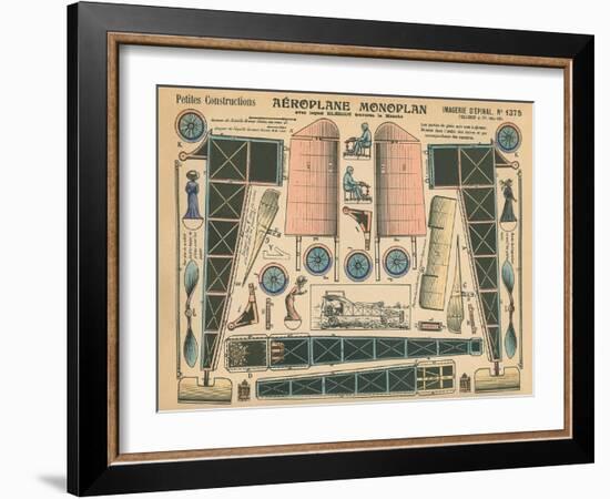 Aeroplane Monoplan-null-Framed Art Print