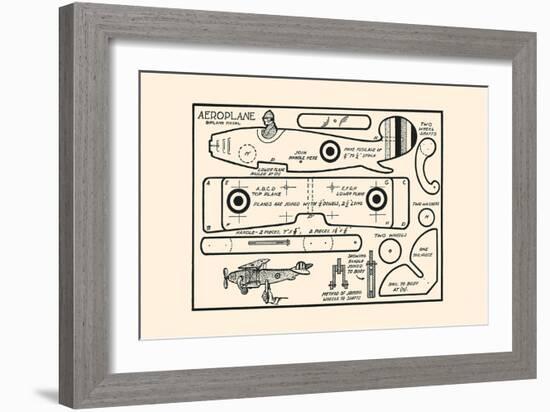 Aeroplane-Michael C. Dank-Framed Art Print