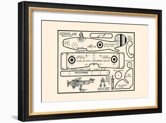 Aeroplane-Michael C. Dank-Framed Art Print