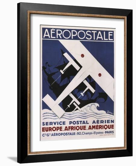 Aeropostale-Vintage Apple Collection-Framed Giclee Print