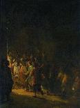 Ahimelech Giving the Sword of Goliath to David-Aert de Gelder-Framed Art Print