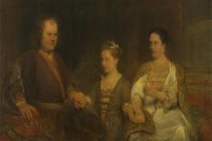 Family Portrait of Hermanus Boerhaave-Aert de Gelder-Framed Art Print