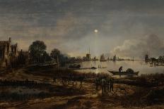 Moonlit Landscape-Aert van der Neer-Giclee Print