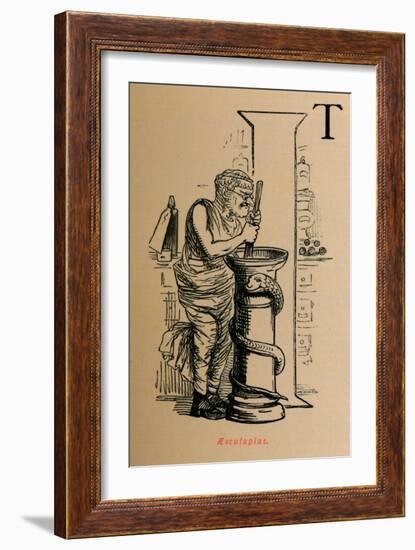 'Aesculapius', 1852-John Leech-Framed Giclee Print