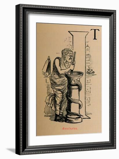 'Aesculapius', 1852-John Leech-Framed Giclee Print