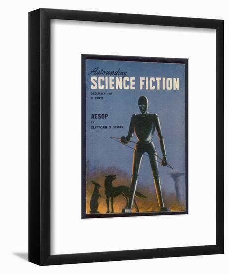 Aesop, a Rather Sad-Looking Robot-Alejandro-Framed Art Print