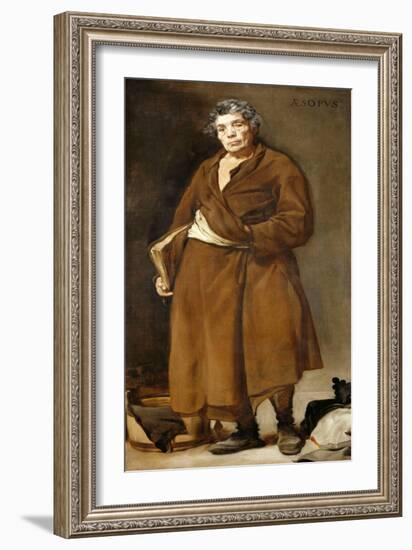 Aesop, C. 1638-Diego Velazquez-Framed Giclee Print