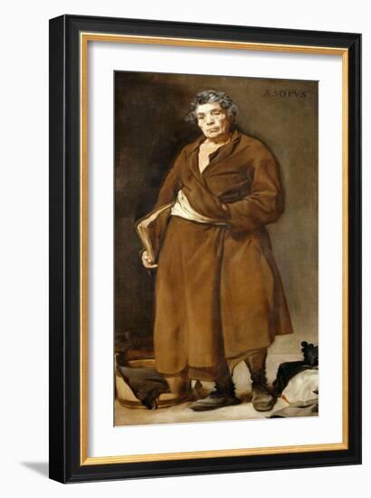 Aesop, C. 1638-Diego Velazquez-Framed Giclee Print