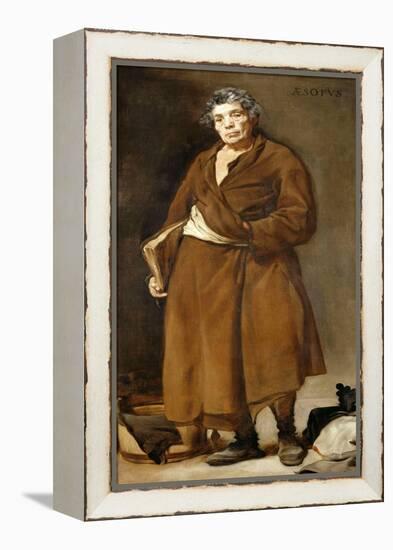 Aesop, C. 1638-Diego Velazquez-Framed Premier Image Canvas