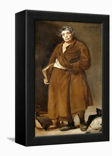 Aesop, C. 1638-Diego Velazquez-Framed Premier Image Canvas