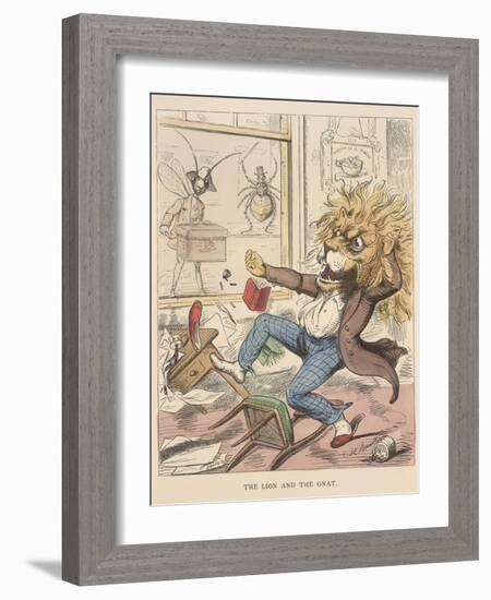 Aesop Fables-C.H. Bennett-Framed Giclee Print