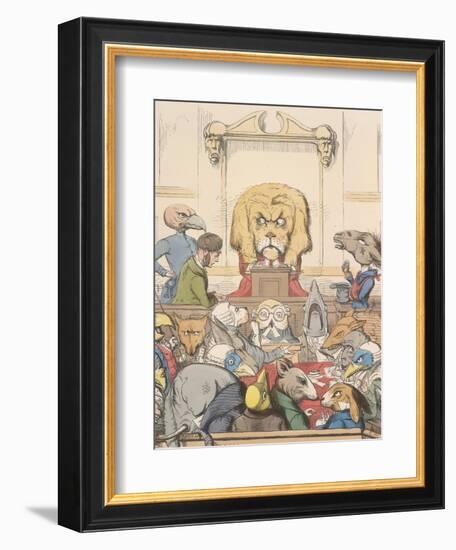 Aesop Fables-C.H. Bennett-Framed Giclee Print