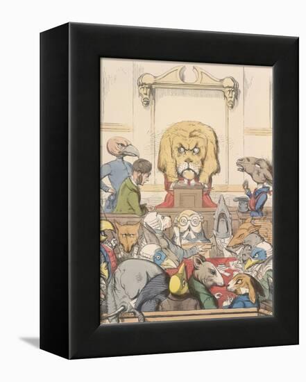 Aesop Fables-C.H. Bennett-Framed Premier Image Canvas