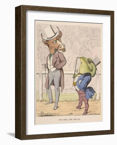 Aesop Fables-C.H. Bennett-Framed Premium Giclee Print