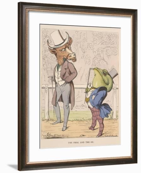 Aesop Fables-C.H. Bennett-Framed Giclee Print