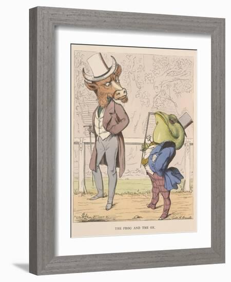 Aesop Fables-C.H. Bennett-Framed Giclee Print