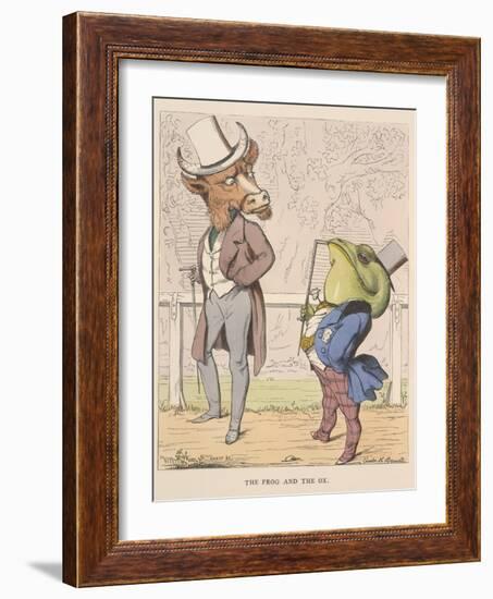 Aesop Fables-C.H. Bennett-Framed Giclee Print