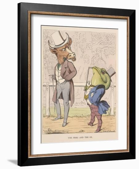 Aesop Fables-C.H. Bennett-Framed Giclee Print