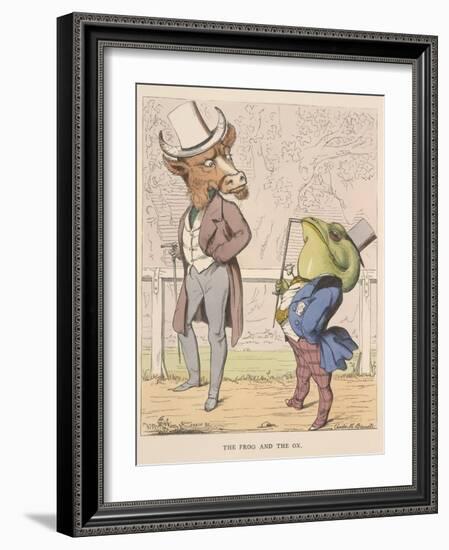 Aesop Fables-C.H. Bennett-Framed Giclee Print