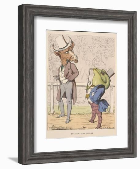 Aesop Fables-C.H. Bennett-Framed Giclee Print