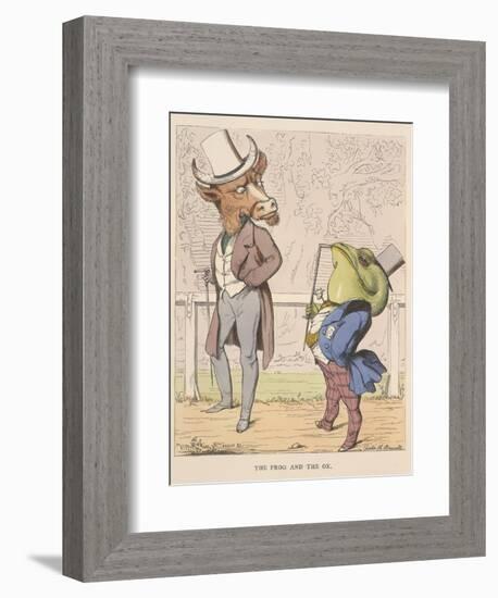 Aesop Fables-C.H. Bennett-Framed Giclee Print