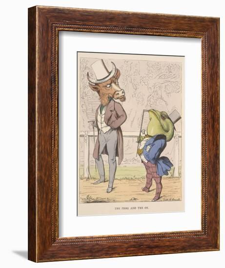 Aesop Fables-C.H. Bennett-Framed Giclee Print