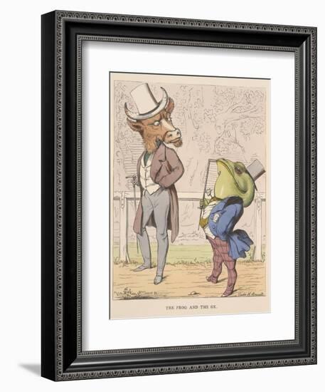 Aesop Fables-C.H. Bennett-Framed Giclee Print