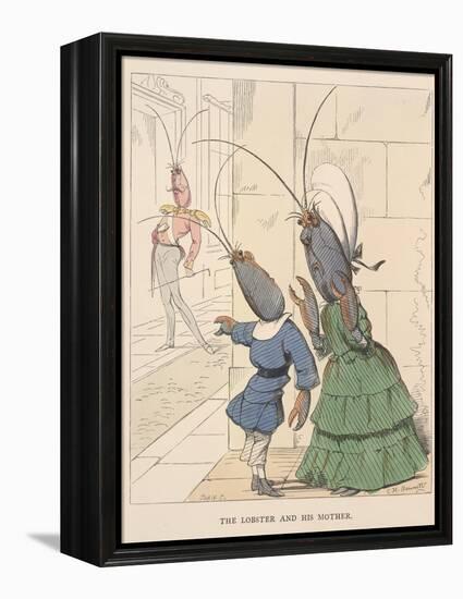 Aesop Fables-C.H. Bennett-Framed Premier Image Canvas