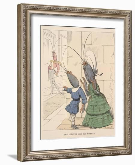 Aesop Fables-C.H. Bennett-Framed Giclee Print